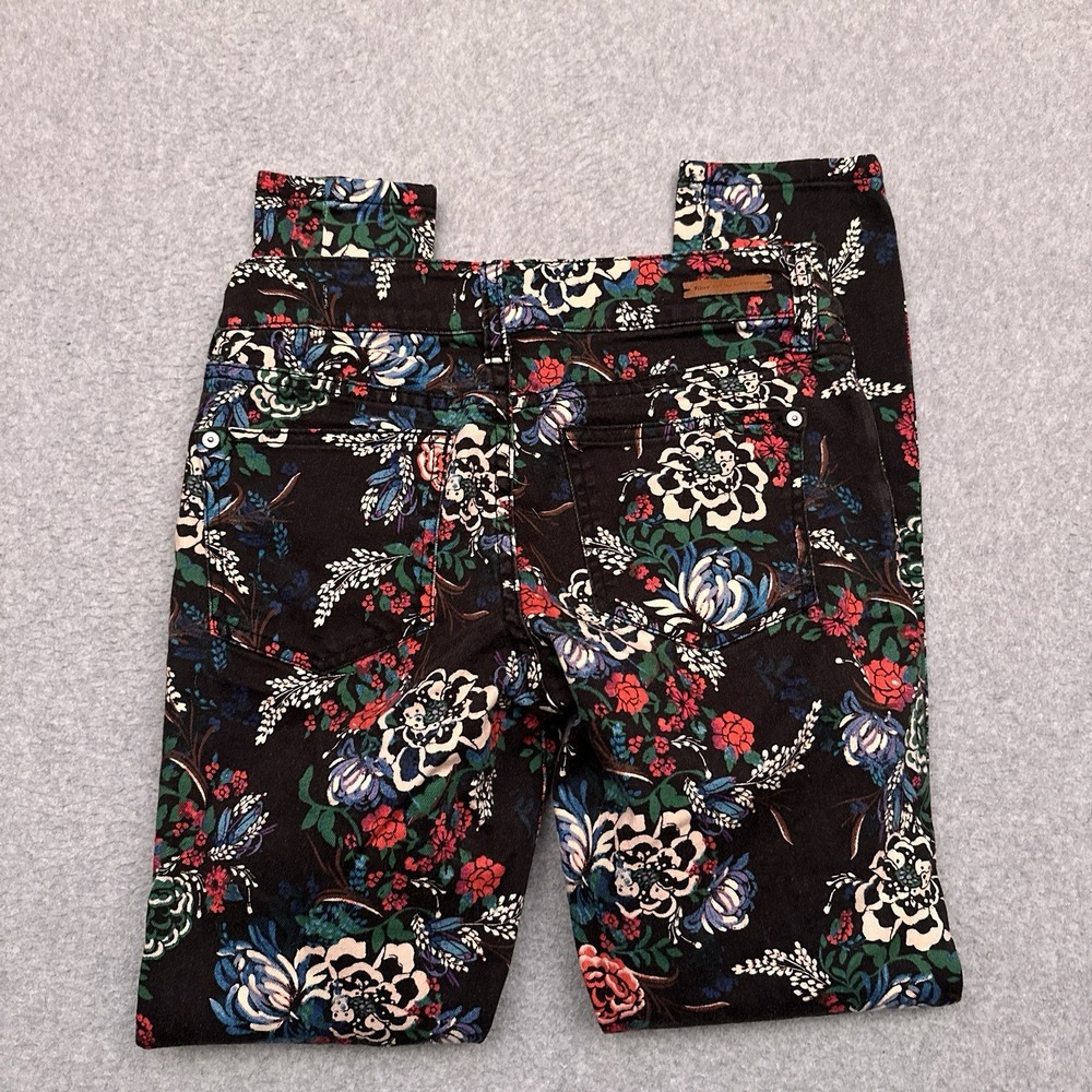 Pilcro and the Letterpress Mid-rise Skinny Jean 26 (28x28) Floral All Over Print - Picture 10 of 11